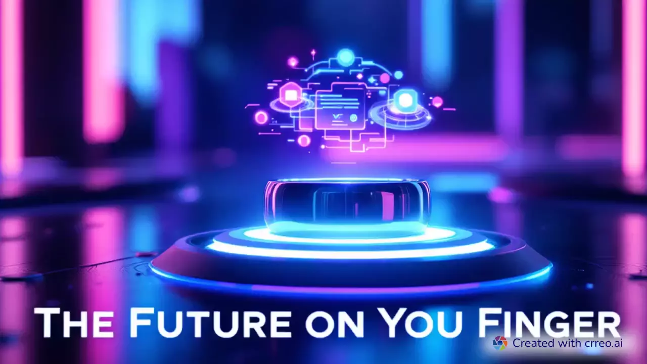 "Revolutionary Smart Ring: Experience the Future of Technology on Your Finger!"