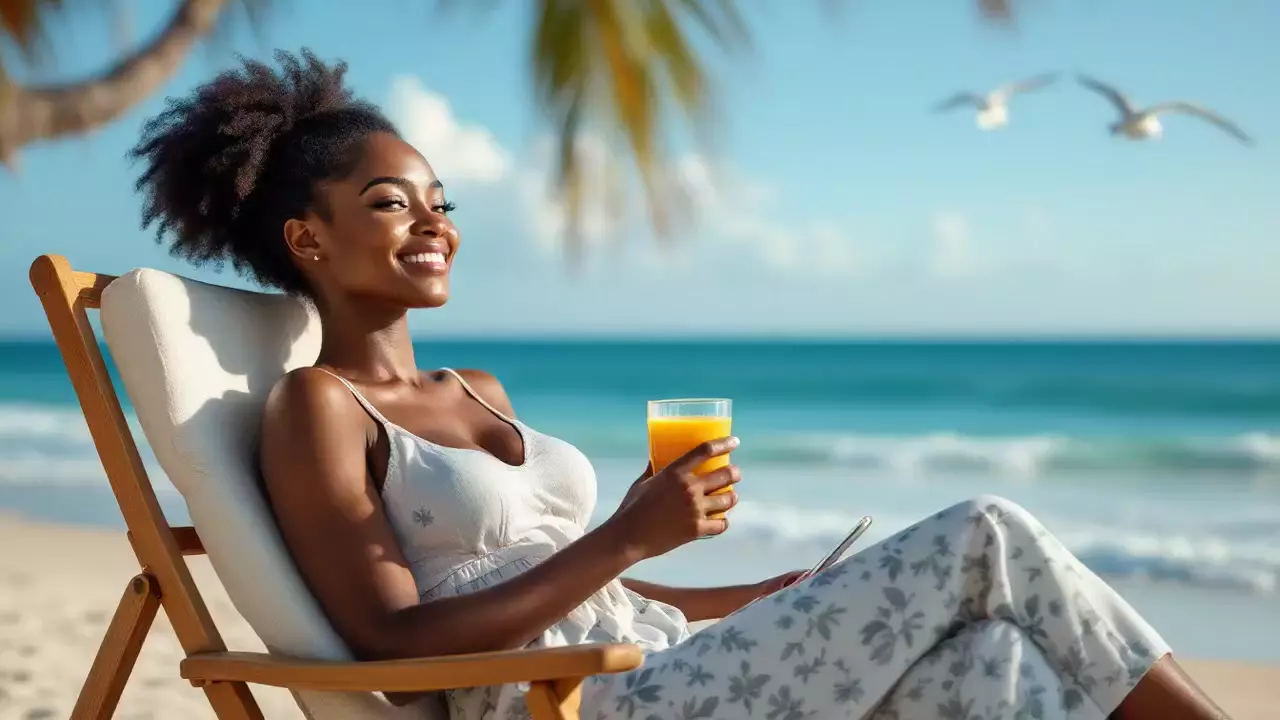 "From Cubicle to Paradise: Finding Peace and Financial Freedom at the Beach"