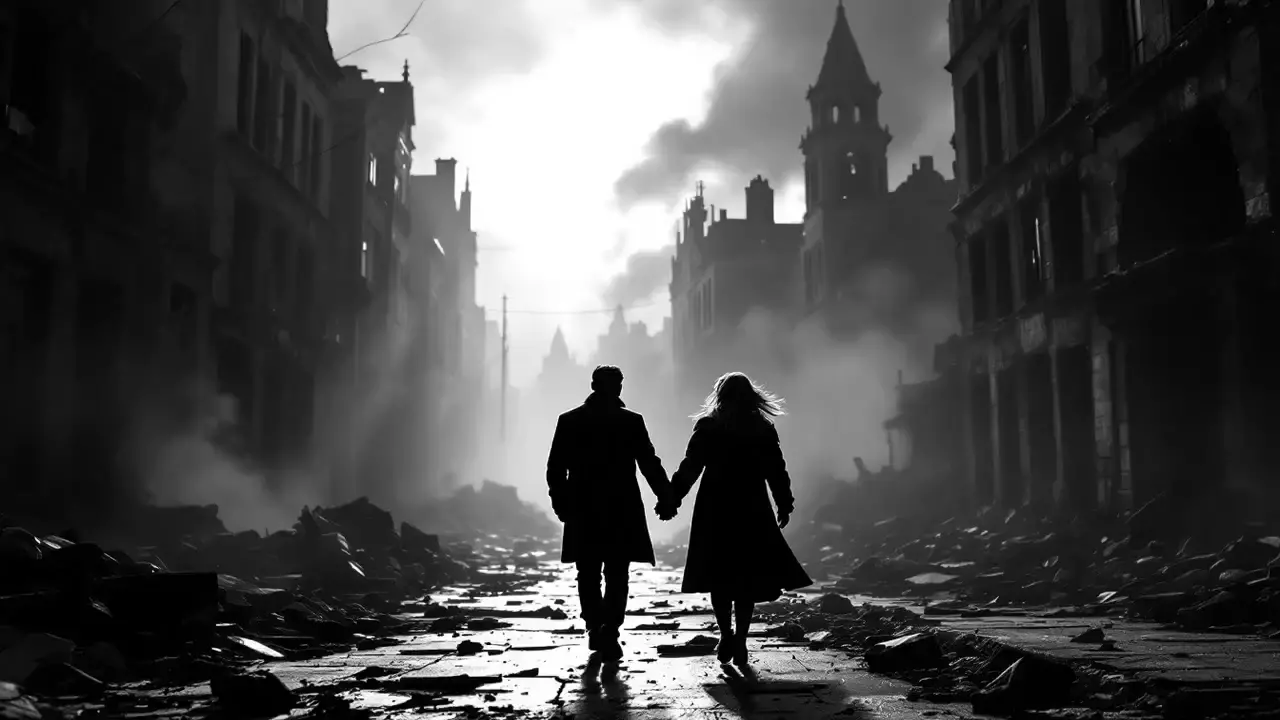 "Love and War: A Cinematic Journey Through Chaos and Hope"