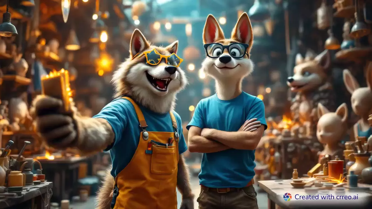 "Unleash Your Creativity: Inside a Wolf Sculptor's Inspiring Workshop"