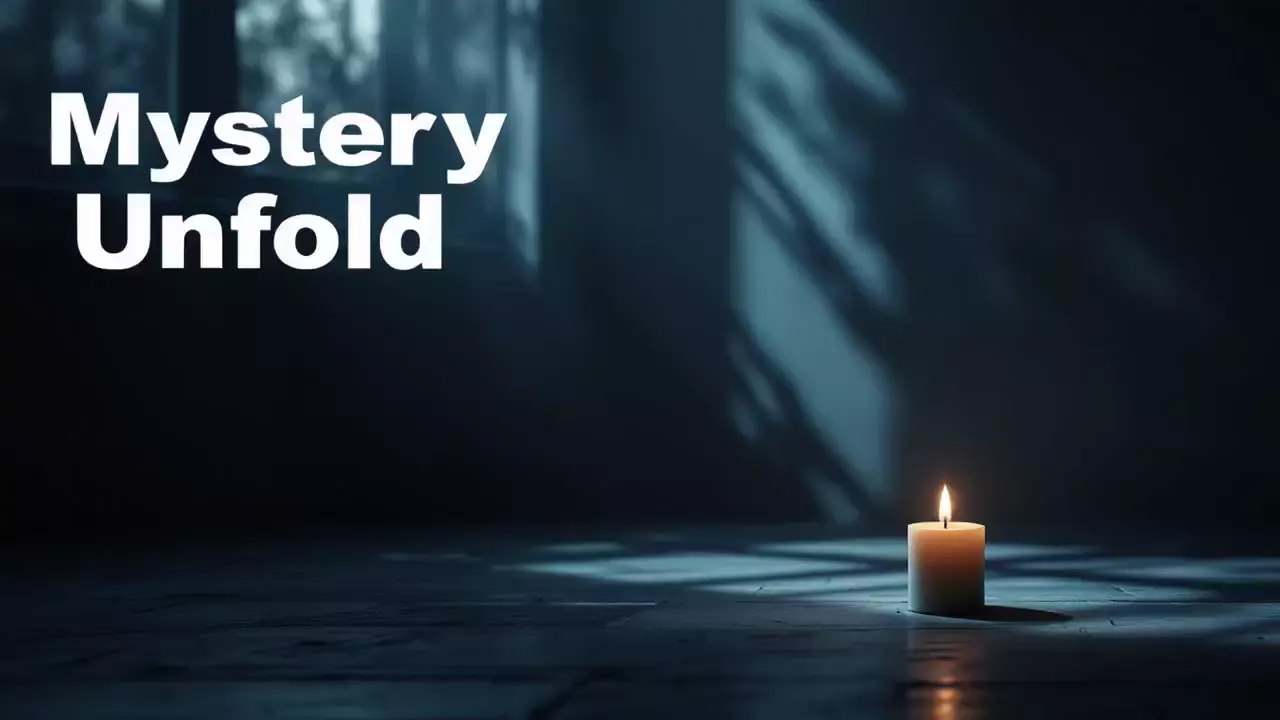 "Whispers of the Night: A Candle's Tale in Moonlit Shadows"