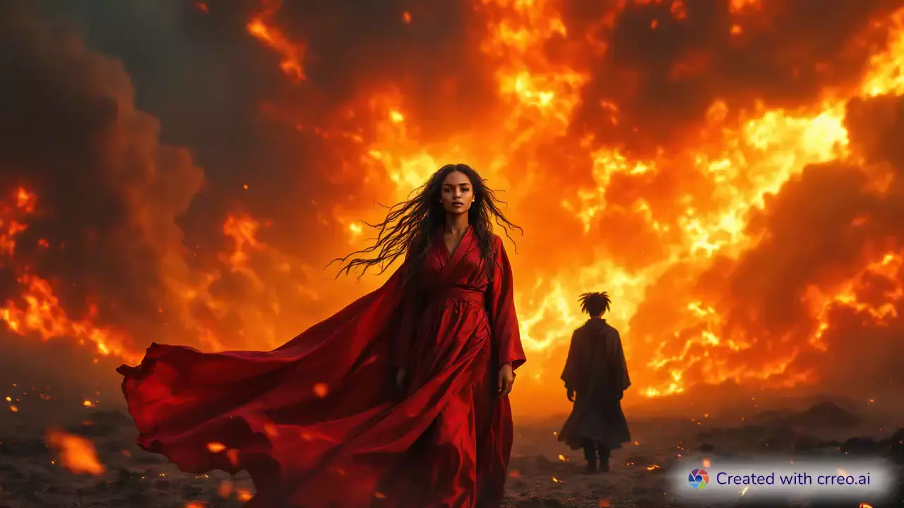 "Rise of the Phoenix: Ariana's Quest for Justice and Rebellion"