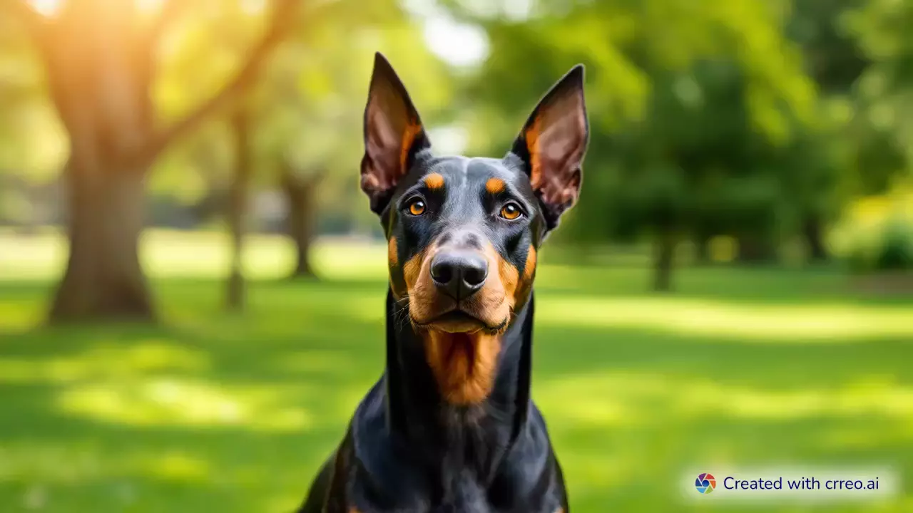 "Discover the Loyal and Intelligent Doberman Pinscher: A Perfect Family Companion"
