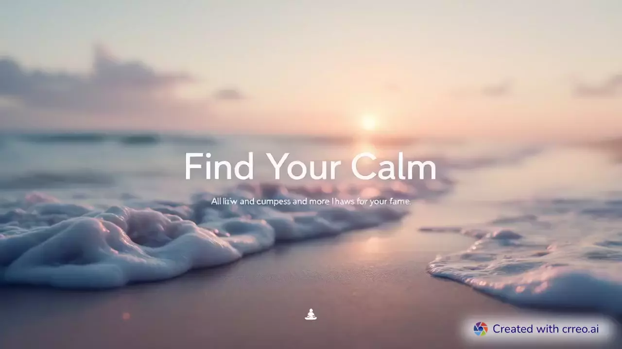 "Embrace Tranquility: Guided Meditation for Inner Peace and New Beginnings"