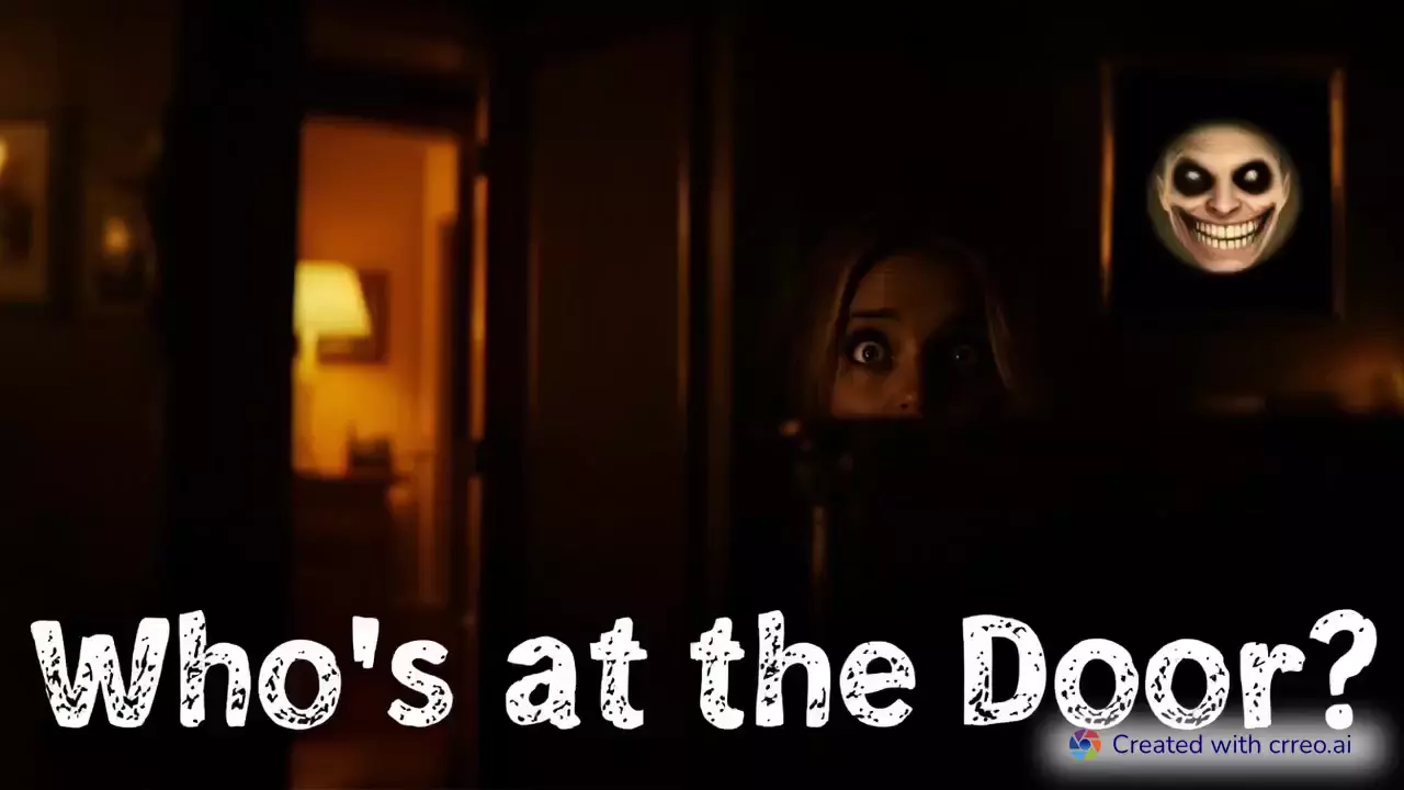 "Chilling Encounter: What Lurks Beyond the Door?"