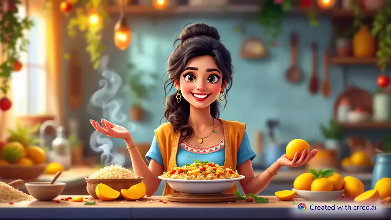 "Biryani vs. Mango: The Ultimate South Asian Flavor Showdown!"