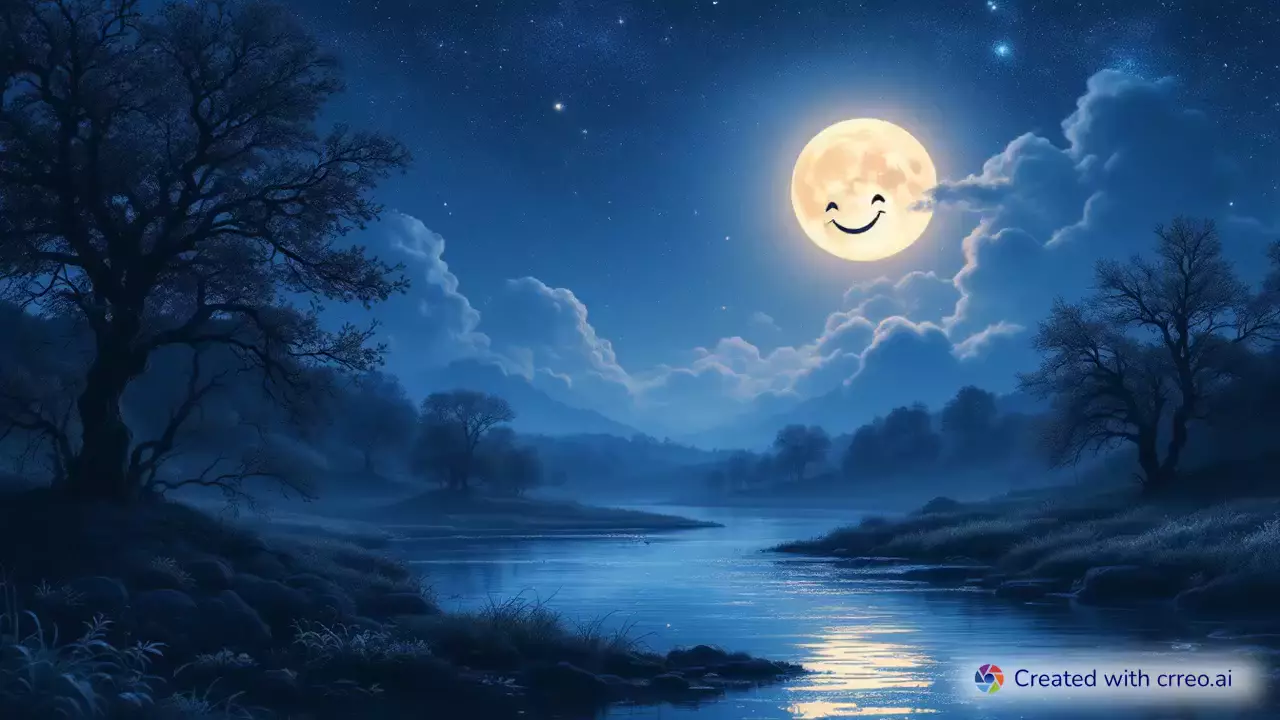 "The Moon's New Friend: A Heartwarming Tale of Friendship in the Night Sky"