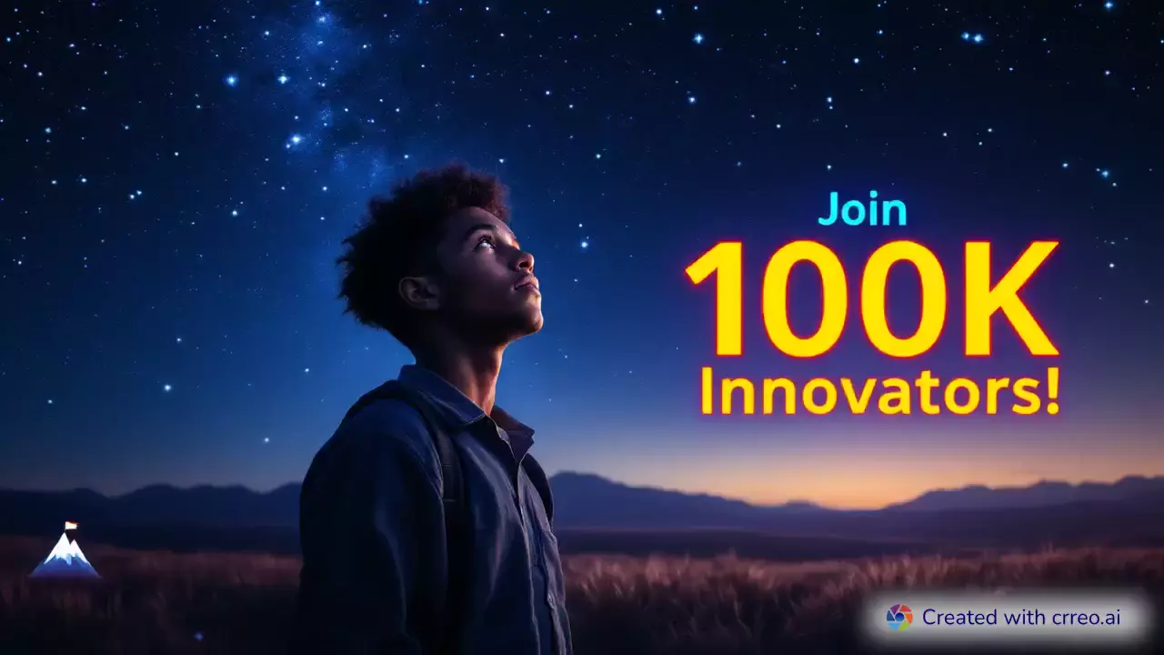 "Join 100K Community: Empowering Young Innovators to Transform Dreams into Reality"
