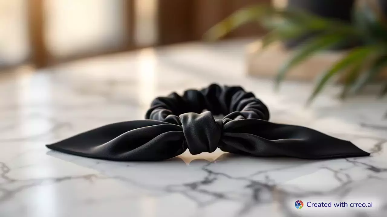 "Transform Your Hair Game: Discover the Chic Elegance of Élastique Noir Hair Ties!"