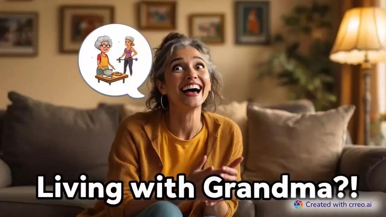 "Living with Grandma: A Journey to Independence and Fitness!"