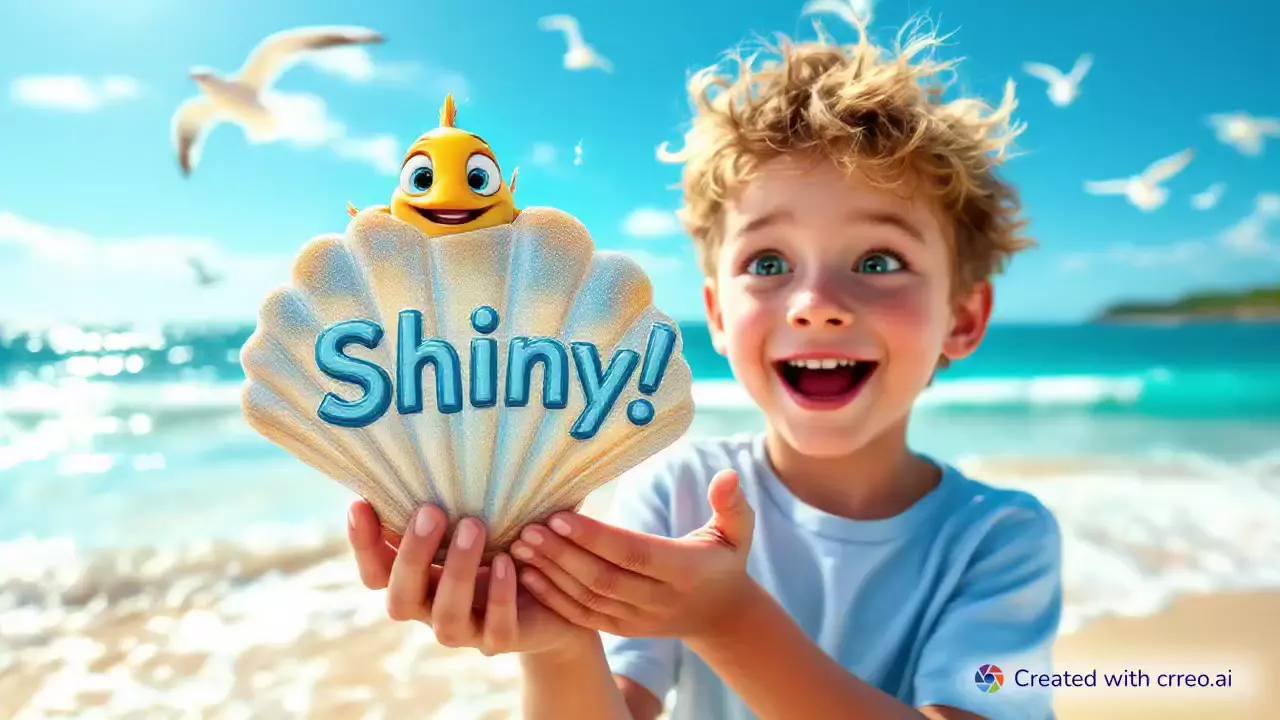 "Shawn's Beach Adventure: Discover 'Sh' Sounds with Shells, Sharks, and Surprises!"