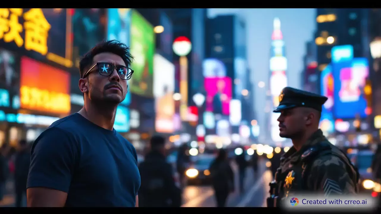 "Unexpected Showdown: Soldier Teaches Police Officer a Lesson in Respect!"