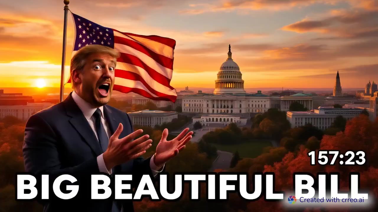 "Capitol Hill Showdown: The Race to Pass Trump's 940-Page Bill Before July 4th!"