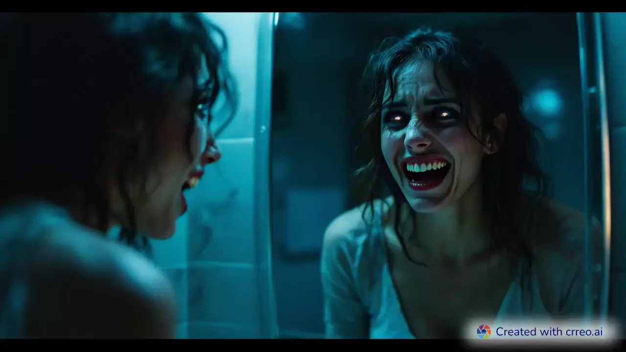 "When Mirrors Lie: A Terrifying Encounter with the Unseen"