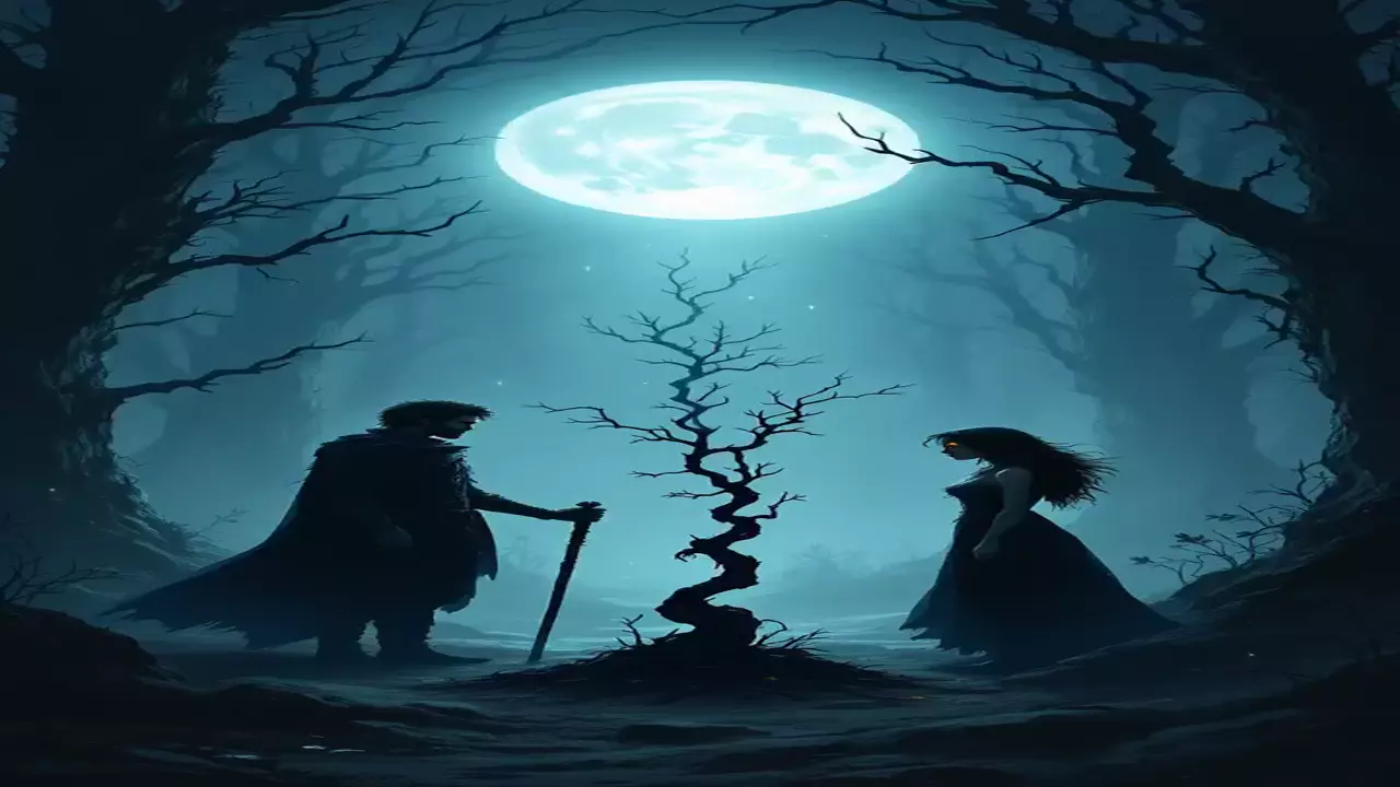 "The Pact of Ash and Moon: A Tale of Curses, Magic, and Redemption in Wyrmshade Forest"